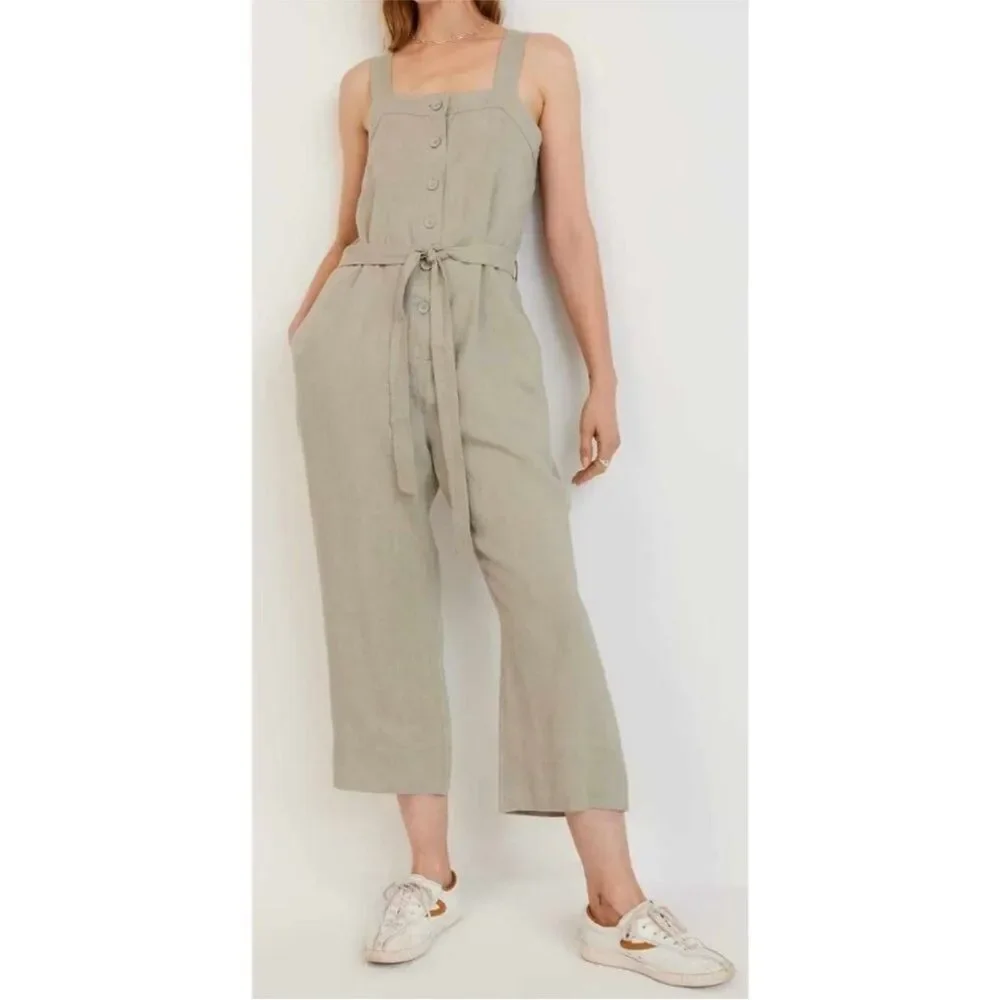 Everlane Stylish Women's Jumpsuit in Moss Green Size 4